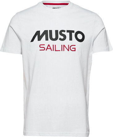 Musto Tee T-shirts Short-sleeved Hvit Musto*Betinget Tilbud