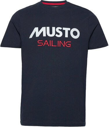 Musto Tee T-shirts Short-sleeved Blå Musto*Betinget Tilbud