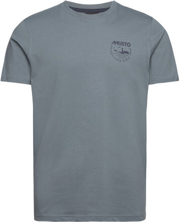 M Marina Musto Ss Tee T-shirts Short-sleeved Grå Musto*Betinget Tilbud