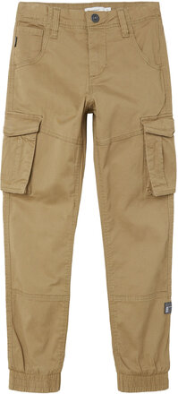 Nkmryan Cargo R Twi Pant 2222-Ba Noos Cargo Pants Beige Name It*Betinget Tilbud