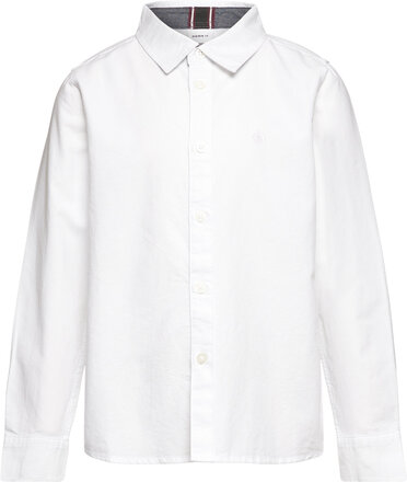 Nkmnewsa Ls Shirt Noos Tops Shirts Long-sleeved Shirts White Name It
