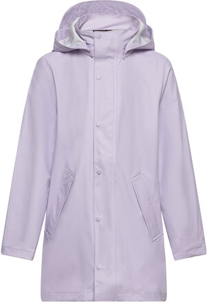Nkndry Rain Jacket Long 1Fo Noos Outerwear Rainwear Jackets Purple Name It