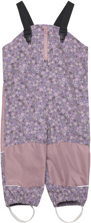 Nmfalfa08 Softshell Bib Pant Sma Flow Fo Outerwear Softshells Softshell Trousers Purple Name It