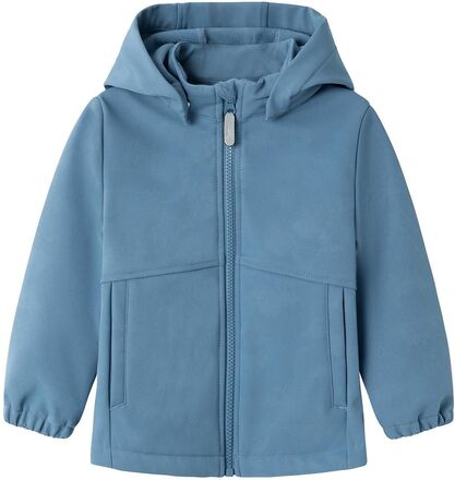 Nmmalfa08 Softshell Jacket Magic Fo Tb Outerwear Softshells Softshell Jackets Blue Name It