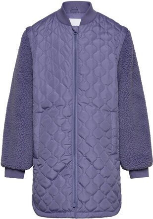 Nkfmember Long Quilt Jacket Tb Outerwear Jackets & Coats Quilted Jackets Blue Name It
