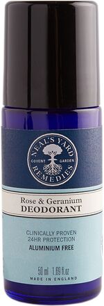 Rose & Geranium Deodorant Roll On Deodorant Roll-on Nude Neal's Yard Remedies*Betinget Tilbud