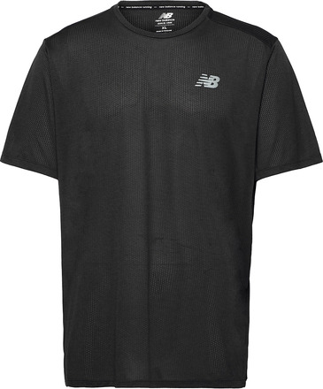 Impact Run Short Sleeve T-shirts Short-sleeved Svart New Balance*Betinget Tilbud
