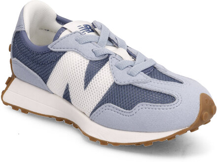 New Balance 327 Bungee Lace Lave Sneakers Blå New Balance*Betinget Tilbud