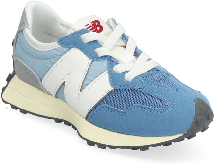 New Balance 327 Kids Bungee Lace Sport Sneakers Low-top Sneakers Blue New Balance