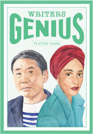 Genius Writers Playing Cards Home Decoration Puzzles & Games Multi/patterned New Mags