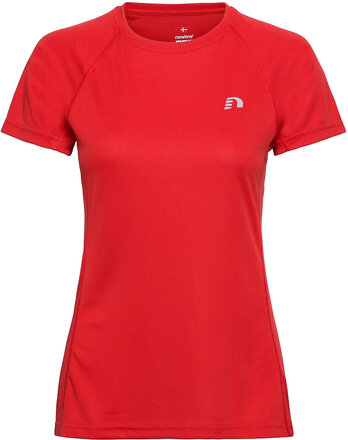 Women Core Running T-Shirt S/S T-shirts & Tops Short-sleeved Rød Newline*Betinget Tilbud