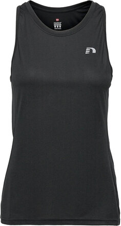 Women Core Running Singlet T-shirts & Tops Sleeveless Svart Newline*Betinget Tilbud