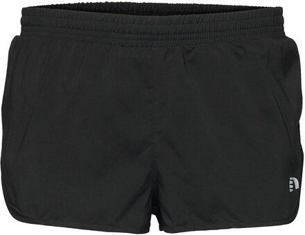 Men Core Split Shorts Shorts Sport Shorts Svart Newline*Betinget Tilbud