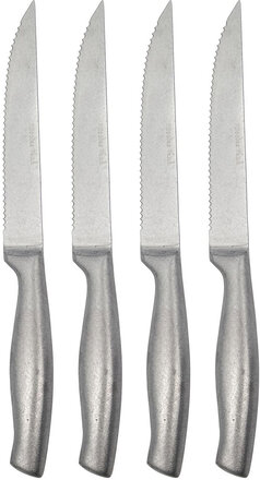 Knife Set, Ranch, Silver Finish Home Kitchen Knives & Accessories Knife Sets Silver Nicolas Vahé