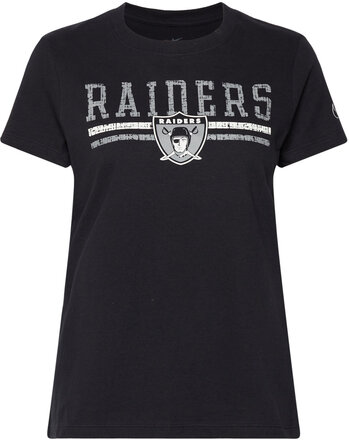 Las Vegas Raiders Womens Nike Ss Historic T-Shirt T-shirts & Tops Short-sleeved Svart NIKE Fan Gear*Betinget Tilbud