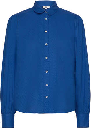 Fiann Shirt Tops Shirts Long-sleeved Blue Noa Noa