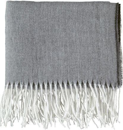 Blanket Ingrid Home Textiles Cushions & Blankets Blankets & Throws Grey Noble House