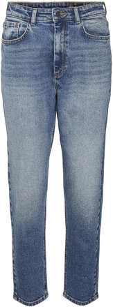 Nmmoni Hw Straght Ank Jeans Az221Db Noos Bottoms Jeans Straight-regular Blue NOISY MAY