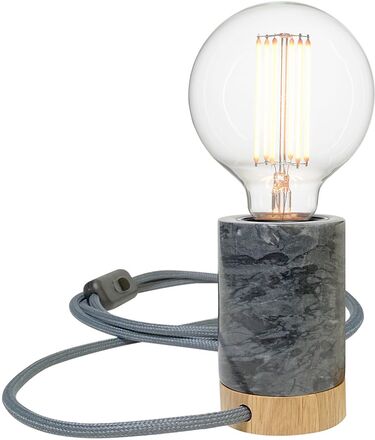 Marble Table Lamp Black Home Lighting Lamps Table Lamps Svart NUD Collection*Betinget Tilbud