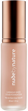 Luminous Sheer Liquid Foundation Foundation Sminke Nude By Nature*Betinget Tilbud