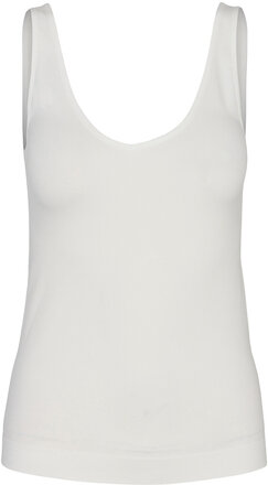 Numarie Singlet - Noos T-shirts & Tops Sleeveless Hvit Nümph*Betinget Tilbud