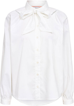 Nuperline Shirt Tops Shirts Long-sleeved White Nümph