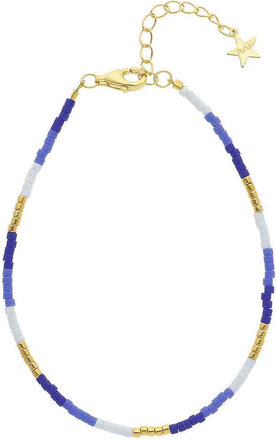 Kira Bracelets Accessories Jewellery Bracelets Pearl Bracelets Blue Nuni Copenhagen