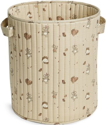 Moe Quilted Storage Bag - Big Home Kids Decor Storage Storage Baskets Beige Nuuroo