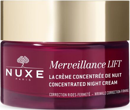 Merveillance® Lift Concentrated Night Cream Wrinkle Correction – Firming 50 Ml Beauty WOMEN Skin Care Face Night Cream Nude NUXE*Betinget Tilbud