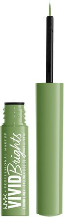 Vivid Brights Liquid Liner - Ghosted Green Eyeliner Smink Nude NYX Professional Makeup