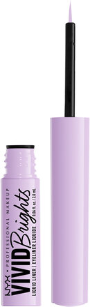 Vivid Brights Liquid Liner - Lilac Link Eyeliner Smink Purple NYX Professional Makeup