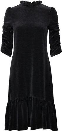 Marion Dress Knälång Klänning Black ODD MOLLY