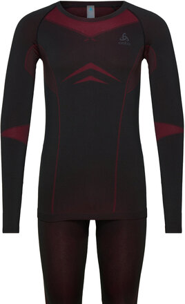 Odlo M Set Long Fundamentals Performance Warm Base Layer Sets Svart Odlo*Betinget Tilbud