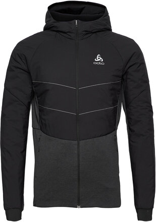 Odlo M Jacket Run Easy S-Thermic Hettegenser Genser Svart Odlo*Betinget Tilbud