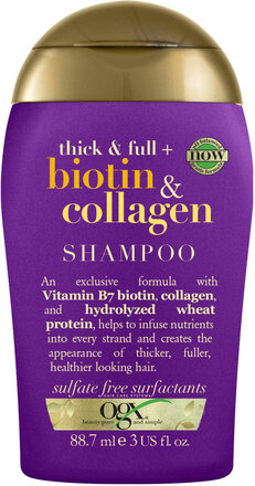 Biotin & Collagen Shampoo 88,7 Ml Sjampo Nude Ogx*Betinget Tilbud