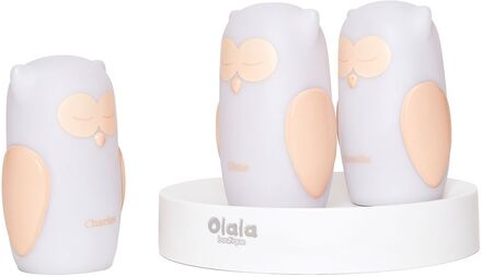 Night Light Trio - Owl Home Kids Decor Lighting Night Lamps White Olala Boutique