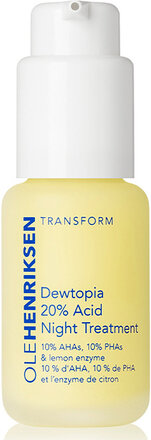 Transform Dewtopia 20% Acid Treatment Serum Ansiktspleie Gul Ole Henriksen*Betinget Tilbud