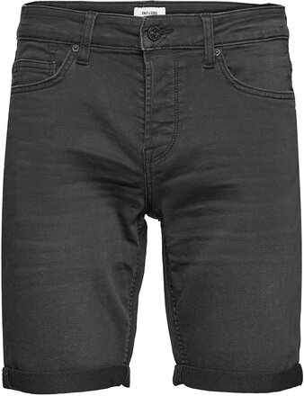 Onsply Blk Jog 8581 Pim Dnm Shorts Noos Bottoms Shorts Denim Black ONLY & SONS