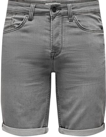 Onsply Jog Mg 8583 Pim Dnm Shorts Noos Bottoms Shorts Denim Grey ONLY & SONS