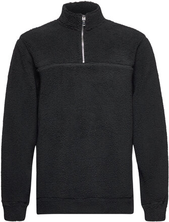 Onsremy Reg Cb 1/4 Zip 3645 Swt Tops Sweat-shirts & Hoodies Fleeces & Midlayers Black ONLY & SONS