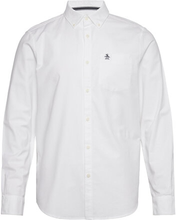 Ls Eco Oxford W Stre Skjorte Uformell Hvit Original Penguin*Betinget Tilbud