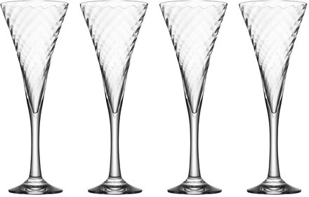 Helena Champagne 25 Cl 4-Pack Home Tableware Glass Champagne Glass Nude Orrefors