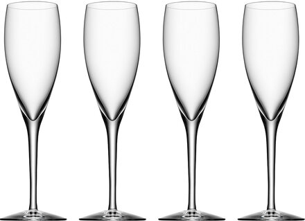 More Champagne 4-Pack 18Cl Home Tableware Glass Champagne Glass Nude Orrefors