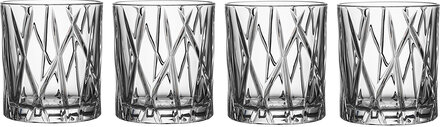 City Of 4-Pack 25 Cl Home Tableware Glass Whiskey & Cognac Glass Nude Orrefors