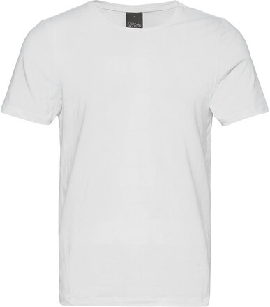 Kyran T-Shirt S-S T-shirts Short-sleeved Hvit Oscar Jacobson*Betinget Tilbud