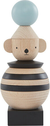 Wooden Stacking Koala Toys Building Sets & Blocks Building Blocks Multi/patterned OYOY Living Design