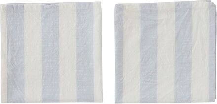 Striped Napkin - Pack Of 2 Home Textiles Kitchen Textiles Napkins Cloth Napkins Multi/mønstret OYOY Living Design*Betinget Tilbud