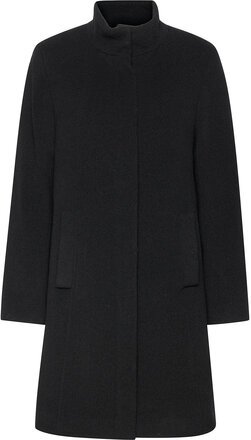 Isabellispw Otw Outerwear Coats Winter Coats Svart Part Two*Betinget Tilbud