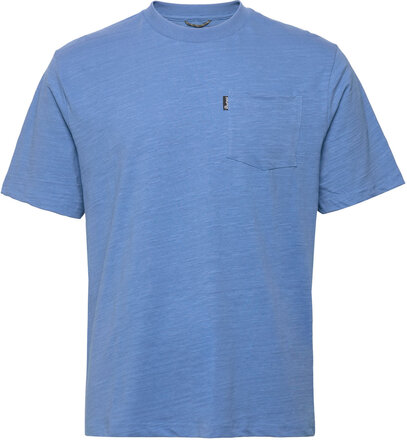 Slub Pocket T-Shirt T-shirts Short-sleeved Blå Penfield*Betinget Tilbud