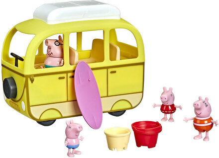 Peppa Pig Peppa’s Adventures Beach Campervan Toys Playsets & Action Figures Play Sets Multi/patterned Peppa Pig